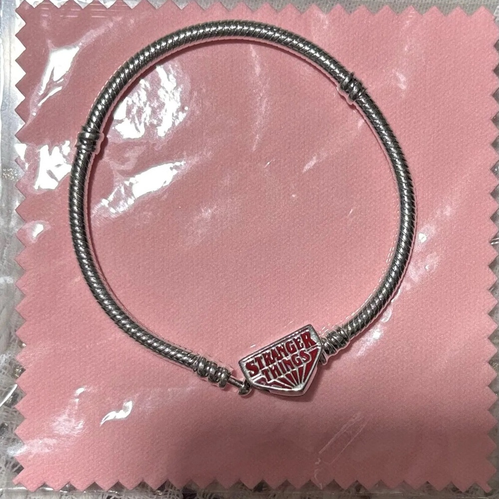 Pandora All Logo x Stranger Things Bracelet Only New